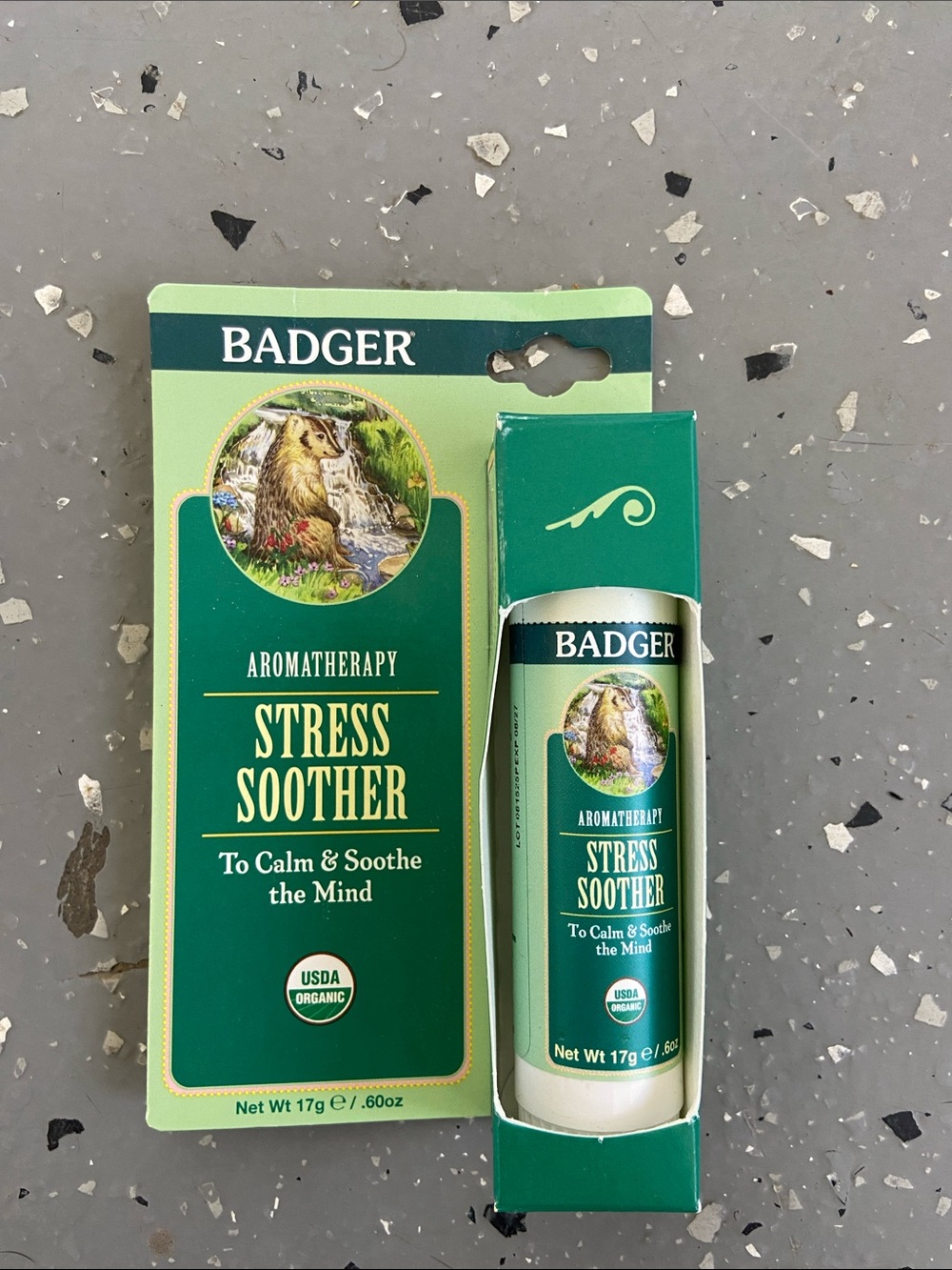 Badger Stress Soother Aromatherapy Roll-On Organic